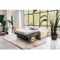 Canapé 3 places convertible en cuir italien de luxe ARUS, beige