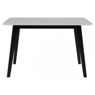 Table à manger blanc laqué design, RADO