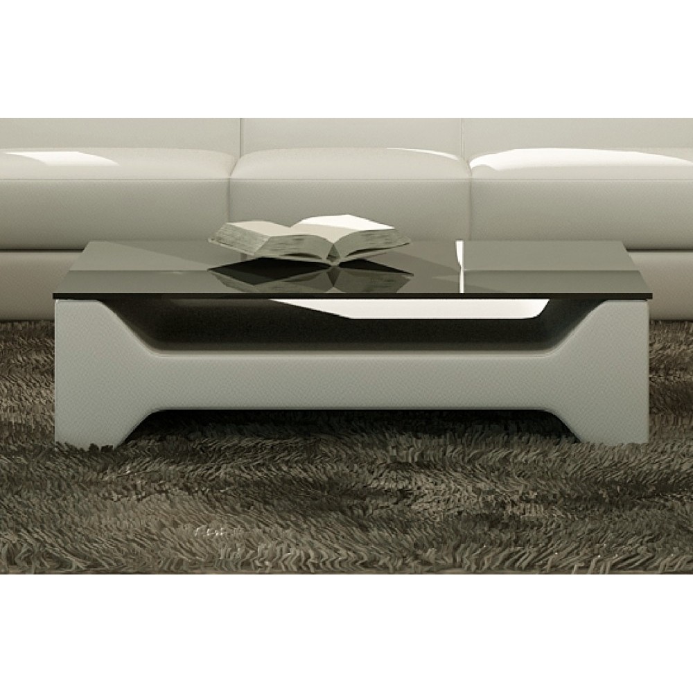 Table basse design COSY, gris clair