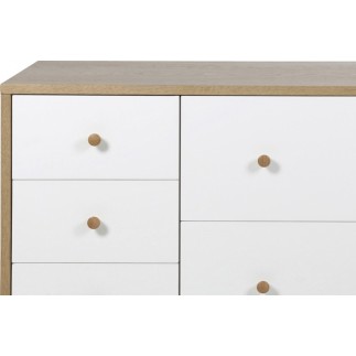 Bahut tendance en chêne grande qualité, OLINA