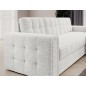 Canapé d'angle convertible, BLENDO en tissu bouclette Luxe ivoire, 4 places, angle droit (vu de face) Canapé d'angle convertible, BLENDO en tissu bouclette Luxe ivoire, 4 places, angle droit (vu de face)