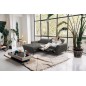 Canapé d'angle convertible en tissu luxe 5 places, MANCINI, coffre, gris foncé, angle gauche Canapé d'angle convertible en tissu luxe 5 places, MANCINI, coffre, gris foncé, angle gauche