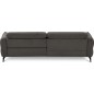 Canapé d'angle convertible en tissu luxe 5 places, MANCINI, coffre, gris foncé, angle gauche Canapé d'angle convertible en tissu luxe 5 places, MANCINI, coffre, gris foncé, angle gauche