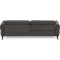 Canapé d'angle convertible en tissu luxe 5 places, MANCINI, coffre, gris foncé, angle droit Canapé d'angle convertible en tissu luxe 5 places, MANCINI, coffre, gris foncé, angle droit