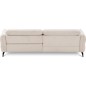 Canapé d'angle convertible en tissu luxe 5 places, MANCINI, coffre, beige, angle gauche Canapé d'angle convertible en tissu luxe 5 places, MANCINI, coffre, beige, angle gauche