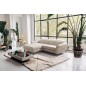 Canapé d'angle convertible en tissu luxe 5 places, MANCINI, coffre, beige, angle gauche Canapé d'angle convertible en tissu luxe 5 places, MANCINI, coffre, beige, angle gauche