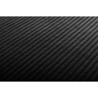 Canapé d'angle avec relax électrique en velours cotelé REVANO, noir, angle droit