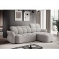 Canapé d'angle profondeur réglable, BENSON en tissu bouclette Luxe - gris clair, 4-5 places, angle droit (vu de face) Canapé d'angle profondeur réglable, BENSON en tissu bouclette Luxe - gris clair, 4-5 places, angle droit (vu de face)