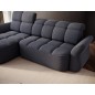 - Canapé d'angle profondeur réglable BENSON velours Luxe gris foncé 4-5 places, angle gauche (vu de face) - Canapé d'angle profondeur réglable BENSON velours Luxe gris foncé 4-5 places, angle gauche (vu de face)