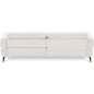 Canapé d'angle convertible en tissu luxe 5 places, MANCINI, coffre, blanc cassé, angle gauche Canapé d'angle convertible en tissu luxe 5 places, MANCINI, coffre, blanc cassé, angle gauche