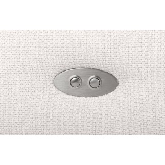 Canapé d'angle convertible en tissu luxe 5 places