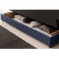 Canapé 3 places convertible CLARO en tissu bleu pâle Canapé 3 places convertible CLARO en tissu bleu pâle