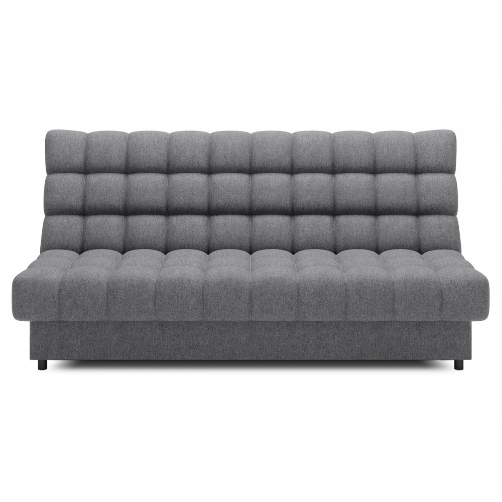 Canapé 3 places convertible CLARO en tissu gris Canapé 3 places convertible CLARO en tissu gris