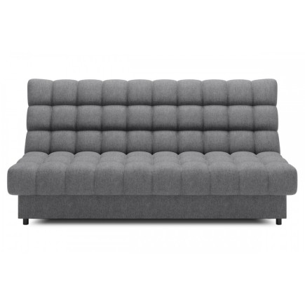 Canapé 3 places convertible CLARO en tissu gris