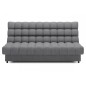 Canapé 3 places convertible CLARO en tissu gris Canapé 3 places convertible CLARO en tissu gris
