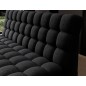 Canapé 3 places convertible CLARO en tissu gris foncé Canapé 3 places convertible CLARO en tissu gris foncé