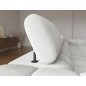 Canapé d'angle convertible FELIX en tissu bouclette ivoire, 5 places, angle gauche (vu de face) Canapé d'angle convertible FELIX en tissu bouclette ivoire, 5 places, angle gauche (vu de face)