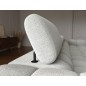 Canapé d'angle convertible FELIX en tissu bouclette gris clair, 5 places, angle gauche (vu de face) Canapé d'angle convertible FELIX en tissu bouclette gris clair, 5 places, angle gauche (vu de face)
