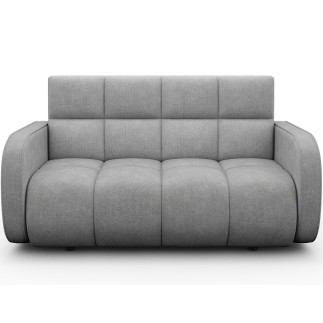 Canapé 2 places convertible tissu doux