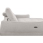 Canapé d'angle convertible en tissu luxe 5 places, MANCINI, coffre, gris, angle droit Canapé d'angle convertible en tissu luxe 5 places, MANCINI, coffre, gris, angle droit