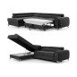 - Canapé d'angle convertible LARRY TISSU gris foncé 5 places angle gauche (vu de face) - Canapé d'angle convertible LARRY TISSU gris foncé 5 places angle gauche (vu de face)