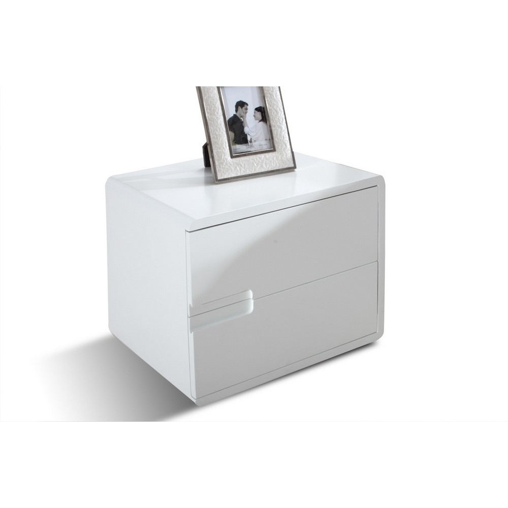 Chevet de belle qualité CAMILIA, couleur au choix, Blanc