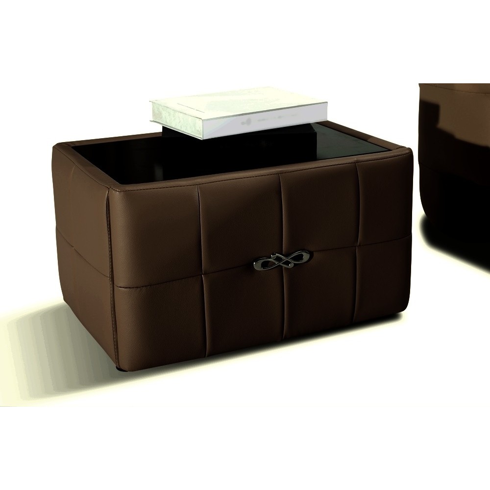 Chevet de belle qualité BELISA, chocolat