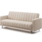 Canapé 3 places convertible velours côtelé  beige, coffre, RONSARD