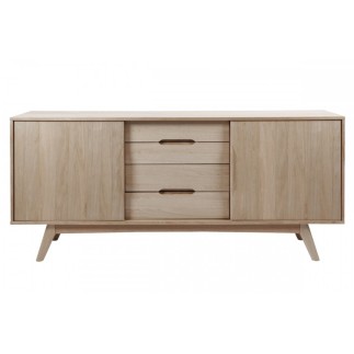 Buffet design en bois chêne huilé, MAJIS