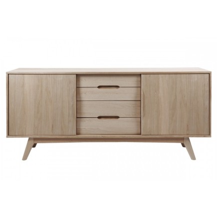 Buffet design en bois chêne huilé, MAJIS
