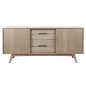 Buffet design en bois chêne huilé, MAJIS