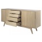Buffet design en bois chêne huilé, MAJIS