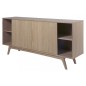 Buffet design en bois chêne huilé, MAJIS