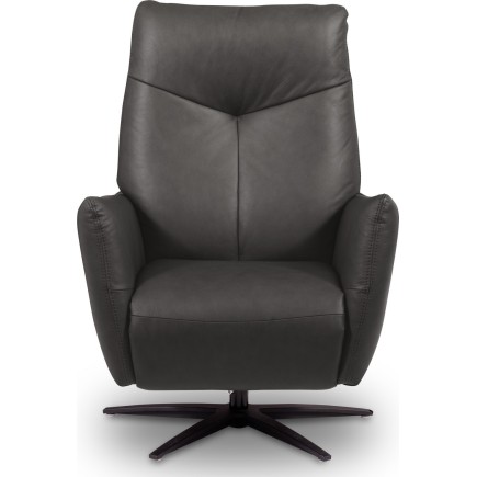 Fauteuil relax électrique en 100% tout cuir épais luxe italien