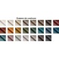 Canapé d'angle avec relax électrique tissu bouclette sensation velours, 5/6 places SINATRA, couleur terra, angle droit