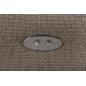 Canapé d'angle avec relax électrique en tissu Bellagio, taupe, angle droit