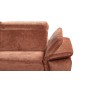 Canapé d'angle convertible en velours luxe - 5 places, SIENNA, brique, angle gauche Canapé d'angle convertible en velours luxe - 5 places, SIENNA, brique, angle gauche