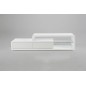 Meuble TV design blanc laqué brillant ERTA