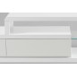 Meuble TV design blanc laqué brillant ERTA