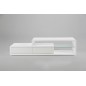 Meuble TV design blanc laqué brillant ERTA