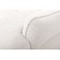 Canapé d'angle convertible en tissu luxe 5 places, MANCINI, coffre, blanc cassé, angle droit