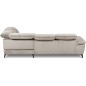 Canapé d'angle convertible en velours luxe - 5 places, SIENNA, taupe, angle droit Canapé d'angle convertible en velours luxe - 5 places, SIENNA, taupe, angle droit