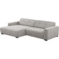 Canapé d'angle profondeur réglable AUSTINI tissu de qualité gris 4-5 places, angle gauche (vu de face) Canapé d'angle profondeur réglable AUSTINI tissu de qualité gris 4-5 places, angle gauche (vu de face)