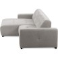 Canapé d'angle profondeur réglable AUSTINI tissu de qualité gris 4-5 places, angle gauche (vu de face) Canapé d'angle profondeur réglable AUSTINI tissu de qualité gris 4-5 places, angle gauche (vu de face)