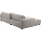 Canapé d'angle profondeur réglable AUSTINI tissu de qualité gris 4-5 places, angle gauche (vu de face) Canapé d'angle profondeur réglable AUSTINI tissu de qualité gris 4-5 places, angle gauche (vu de face)