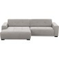 Canapé d'angle profondeur réglable AUSTINI tissu de qualité gris 4-5 places, angle gauche (vu de face) Canapé d'angle profondeur réglable AUSTINI tissu de qualité gris 4-5 places, angle gauche (vu de face)