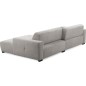 Canapé d'angle profondeur réglable AUSTINI tissu de qualité gris 4-5 places, angle droit (vu de face) Canapé d'angle profondeur réglable AUSTINI tissu de qualité gris 4-5 places, angle droit (vu de face)