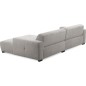 Canapé d'angle profondeur réglable AUSTINI tissu de qualité gris 4-5 places, angle droit (vu de face) Canapé d'angle profondeur réglable AUSTINI tissu de qualité gris 4-5 places, angle droit (vu de face)