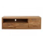 Meuble TV contemporain en bois massif, WELSON