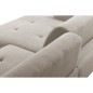 Canapé d'angle profondeur réglable AUSTINI tissu de qualité beige 4 places, angle gauche (vu de face) Canapé d'angle profondeur réglable AUSTINI tissu de qualité beige 4 places, angle gauche (vu de face)